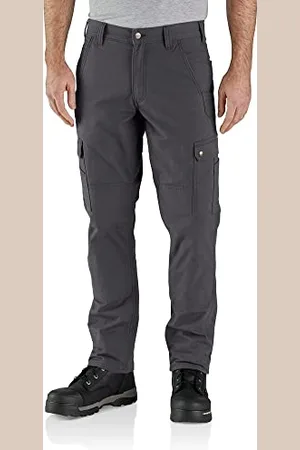 Carhartt Mens Ripstop Cargo Fleece Lined Work Pants