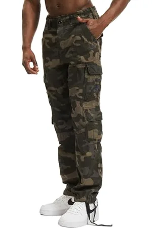 Brandit Mens Pure Slim Fit Trousers Slacks, , L UK
