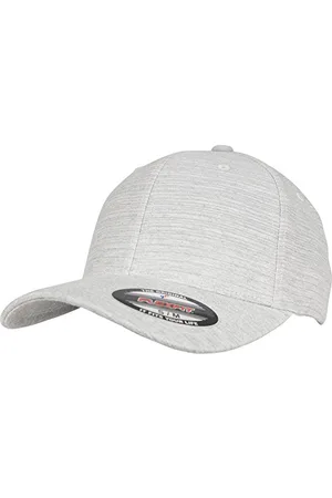 Flexfit Melange Cap, Base Cap die sich dem Kopffumfang anpasst, ohne Kunststoff-Verschluss, in den Größen L/XL