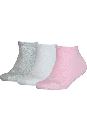 PUMA 194010001 UK 2.5-5 Kids Invisible Sneaker Socks (3 Pair Pack)