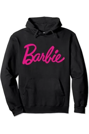 Barbie Official Pink Logo Pullover Hoodie