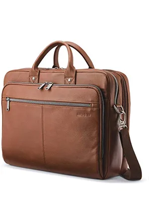 Samsonite Unisex-Adult Classic Leather Toploader Briefcase, , One Size, Classic Leather Toploader Briefcase