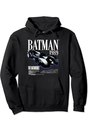 Batman 1989 Batmobile Schematic Pullover Hoodie