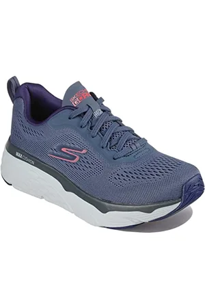 Skechers Max Cushioning Elite Mesh Lace-Up Blue/Pink 9 B (M)