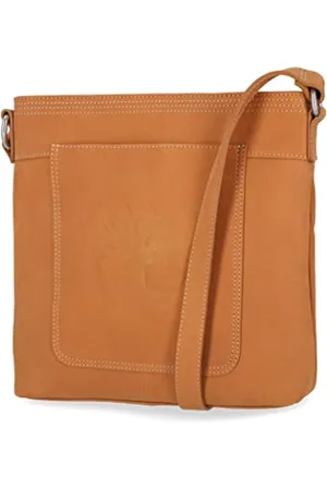 Timberland Large Leather Crossbody Purse Shoulder Bag,
