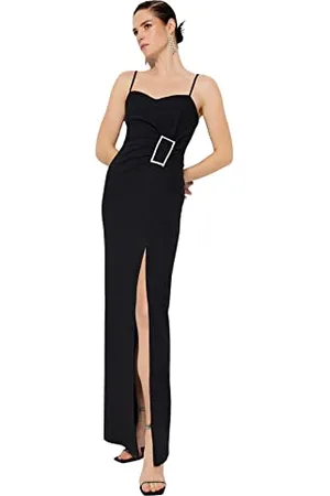 Trendyol FeMan Maxi Shift Regular fit Woven Evening Dress