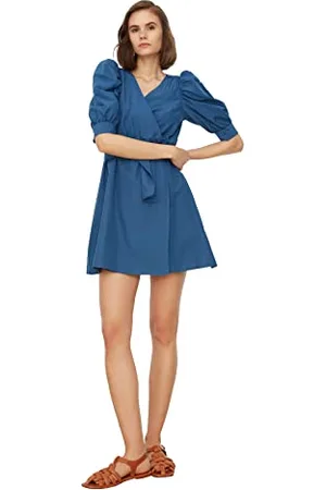 Trendyol Women Mini Skater Regular fit Woven Dress