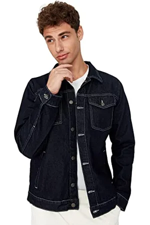 Trendyol Jacket - Navy Blue - Regular