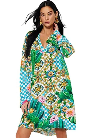 Trendyol Womens Shirt Regular Fit Woven Dress, , 14 UK