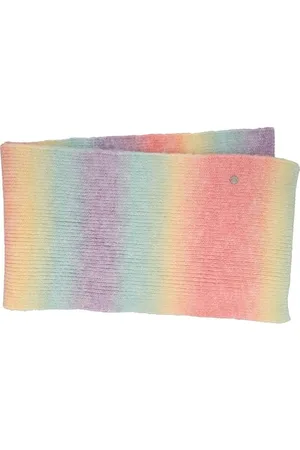 Eisglut Knitted Scarf 180 x 26 cm Rainbowl Designed in Germany, , One Size