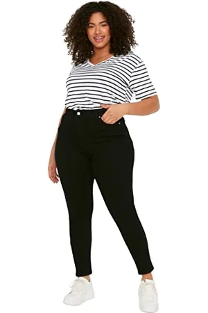 Trendyol Women Plus Size High Waist Skinny fit Plus Size Jeans