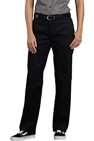 Dickies Womens Flex Original Fit Work Pants, 16 Regular, Black