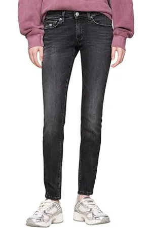 Tommy Hilfiger Women’s Sophie Low Skinny Fit Jeans, Black (Denim Black), 32W/34L