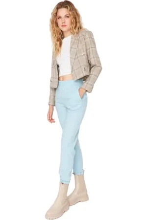 Trendyol Sweatpants - Blue - Loose