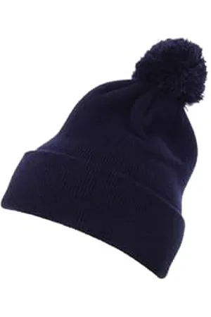 Flexfit Cuffed Pom Knit Beanie Hat, , One Size