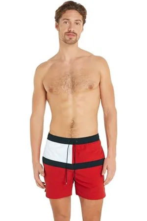 Tommy Hilfiger Men Swim Trunks Medium Drawstring Mid-Length, , XL