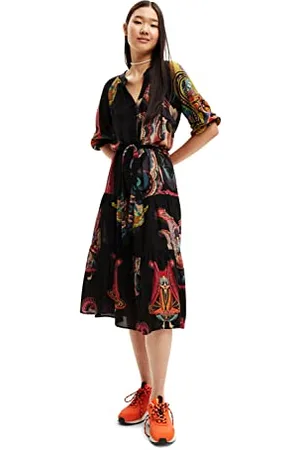 Desigual Christian Lacroix Odyssey Maxi Shirt Dress Multicolour Print