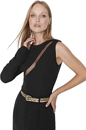Trendyol Women Plain Woven Bodysuit