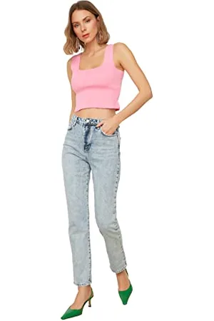 Trendyol FeMan High Waist Straight Leg Regular fit Jeans