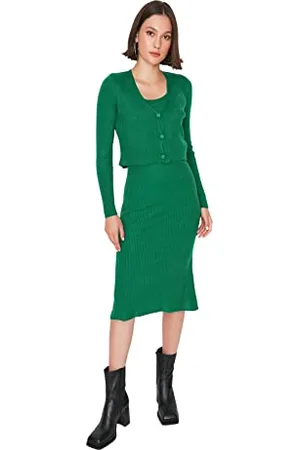 Trendyol Women Maxi Bodycon Slim fit Knitwear Dress