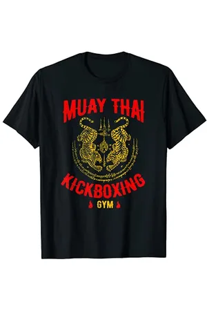 Muay Thai MMA Gift Apparel Tiger Muay Thai Kickboxing Gym MMA Training Gift T-Shirt