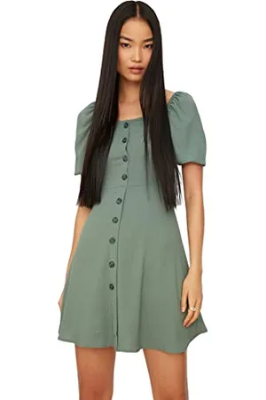 Trendyol Women Mini A-line Regular fit Woven Dress