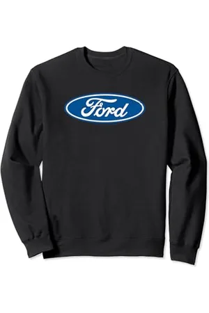 Tom Ford Distressed Blue Oval Logo Sweatshirt