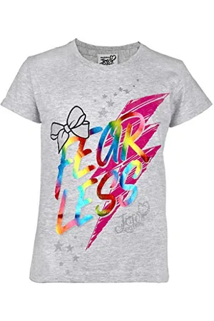 Popgear JoJo Siwa Fearless T-Shirt, Girls, 5-15 Years, , Official Merchandise