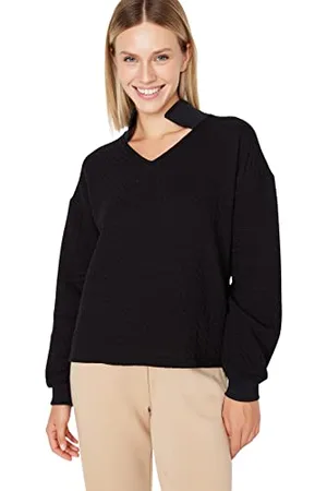 Trendyol Women Regular Basic Polo neck Knit Sweatshirt