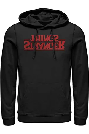 Stranger Things Stranger Upside Down Logo Hoodie Hooded Sweatshirt, , XXL