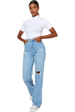 Trendyol Women High Waist Wide Leg 90