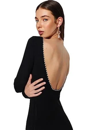 Trendyol FeMan Bodycon Slim fit Knitwear Dress, ,M