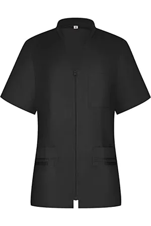 MISEMIYA Work Clothes Lady Short Sleeves Medical Uniforms Scrub Top - Ref.712 - Large