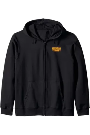 Stranger Things Flames Logo Zip Hoodie