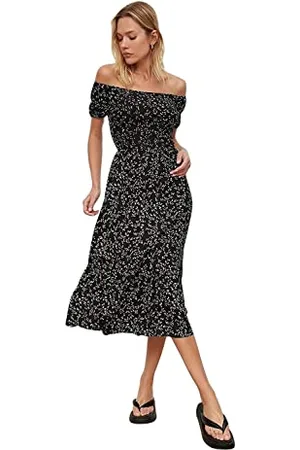 Trendyol Woman Midi Skater Regular fit Woven Dress