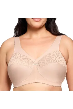 Glamorise Full Figure Plus Size MagicLift Cotton Support Bra Wirefree #1001