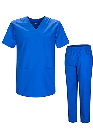 MISEMIYA Uniforms Unisex Scrub Set – Medical Uniform with Scrub Top and Pants - Ref.8178 - Large