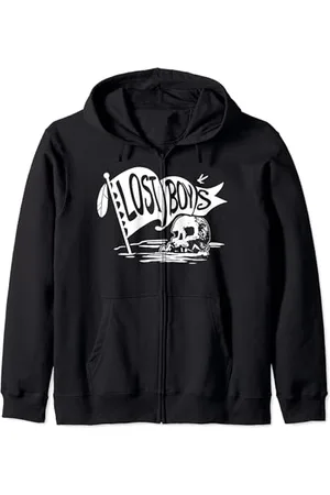 Disney Peter Pan The Lost Boys Skull Clan Banner Zip Hoodie