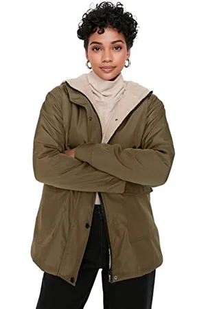 Trendyol Women Regular fit To the parka Hood Woven Coat