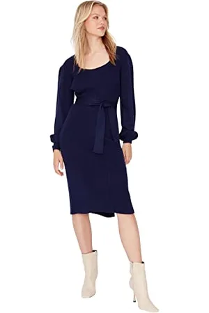 Trendyol Women Midi Bodycon Slim Knitwear Dress