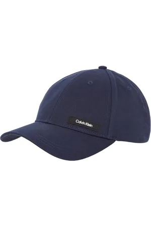 Calvin Klein Men’s Essential Sporty Patch Cap, Blue (Ck Navy), One Size