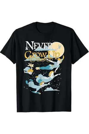 Disney Peter Pan Group Shot Never Grow Up Night Portrait T-Shirt