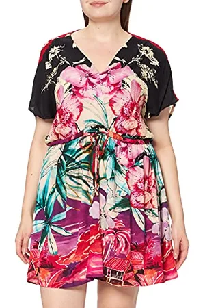 Desigual Kalawao Oriental Floral Kimono Dress Day or Night 36