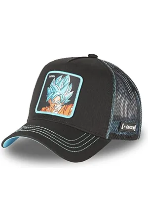 Capslab Goku Dragon Ball Z Black Trucker Cap