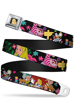 Buckle Men Seatbelt Belt Alice in Wonderland WDY022, Alice