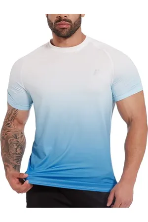 MEETWEE Men’s Rash Guard, Short Sleeve Rash Vest UPF 50+T Shirt UV Sun Protection Top for Running Surfing Sports