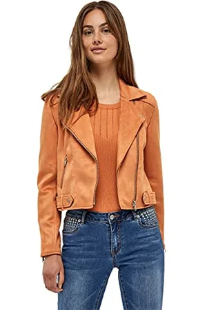 DESIRES Tabarak Jacket, Orange Jackets For Women Uk, Spring Jacket Women, Size XL