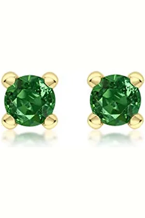Amazon 9ct Gold May Birthstone Stud Earrings (previously Amazon Collection)
