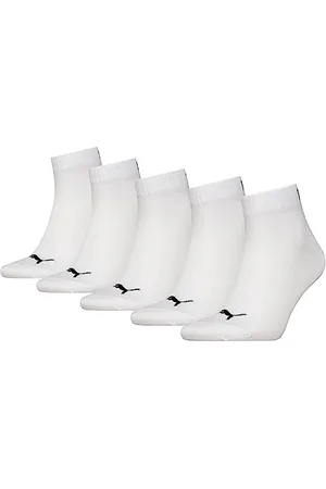 PUMA Unisex Quarter Plain Socks (5 Pack), , 2.5/5 UK