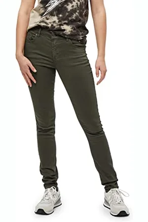 DESIRES Lola Garment Dye Midwaist, Green Jeans For Women Uk, Spring Jeans, Size 25